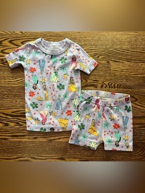 Hanna Andersson Disney Princess Print Pajama Set